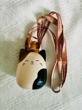 squishmallow cam the calico cat water bottle tumbler with crossbody strap